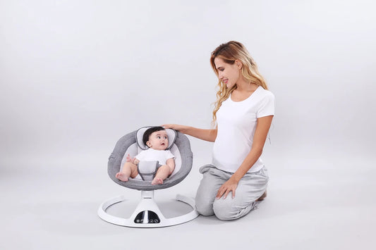 Electric Baby Swing Chair with Mosquito Net (0–18M)